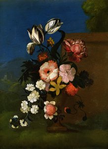 Ainda vida das flores (um de um par)